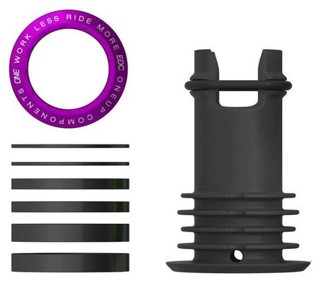 OneUp Top Cap for EDC Tool Purple