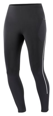 Lange Damen-Tights Salomon Sense Stow Schwarz