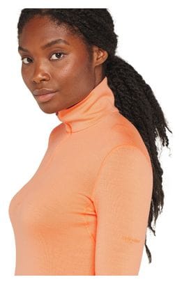 Women's Icebreaker 1/2 Zip Merino 260 Tech Orange Baselayer