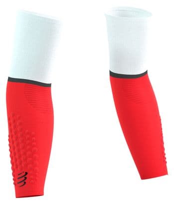 Compressport Armforce Ultralight Sleeves White/Red