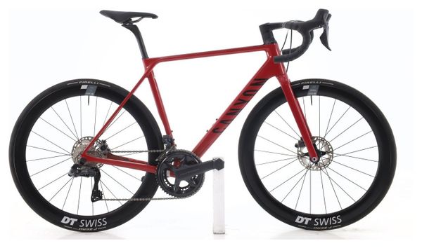 Produit reconditionné · Canyon Ultimate CF SL Carbone Di2 12V · Rouge  Vélo de route Canyon Très bon état
