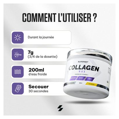 Collagen Max (350g) - Superset Nutrition - Pastèque - Collagène