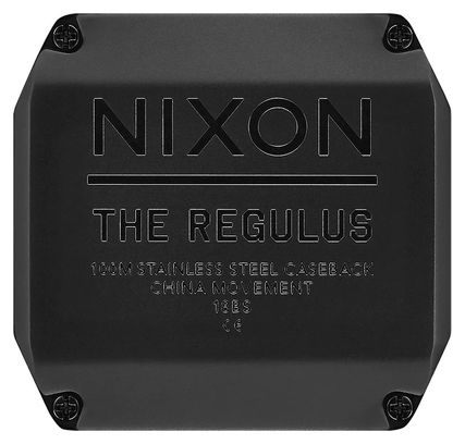 Nixon Regulus Horloge Zwart/Goud