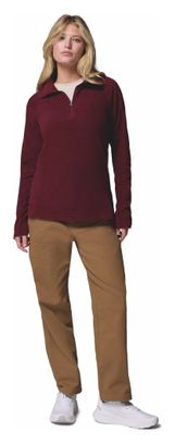 Columbia Donna 1/2 Zip Glacial IV Bordeaux Pile