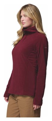 Columbia Donna 1/2 Zip Glacial IV Bordeaux Pile