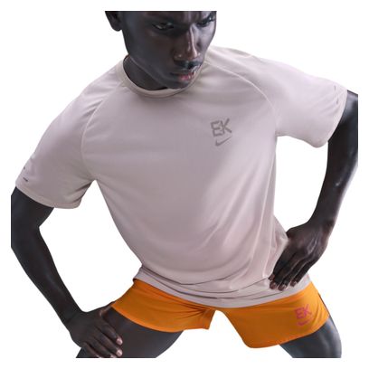 Maglia Nike Stride ''Eliud Kipchoge'' beige a maniche corte da uomo