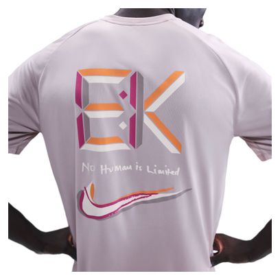 Maglia Nike Stride ''Eliud Kipchoge'' beige a maniche corte da uomo
