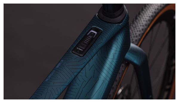 Vélo de Gravel Électrique Cube Nuroad Hybrid C:62 SLT 400X Sram Force XPLR AXS 13V 400 Wh 700 mm Vert Royal Crisscross 2026