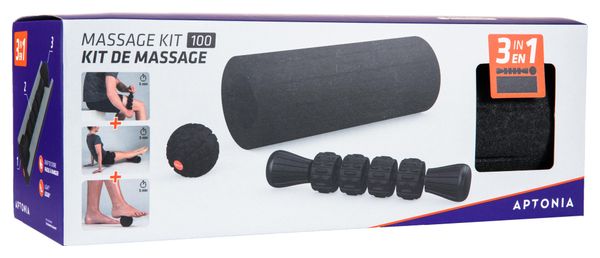 3-in-1 massage kit Aptonia Discovery 100 Ball - Stick - Roller