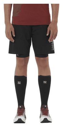 Pantalones cortos 2 en 1 Salomon S/Lab Ultra Negro Hombre