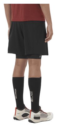 Pantalones cortos 2 en 1 Salomon S/Lab Ultra Negro Hombre
