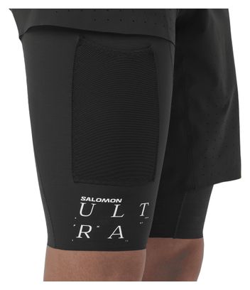 Pantalones cortos 2 en 1 Salomon S/Lab Ultra Negro Hombre