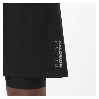 Pantalones cortos 2 en 1 Salomon S/Lab Ultra Negro Hombre