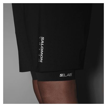 Pantalones cortos 2 en 1 Salomon S/Lab Ultra Negro Hombre