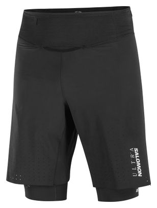Pantalones cortos 2 en 1 Salomon S/Lab Ultra Negro Hombre