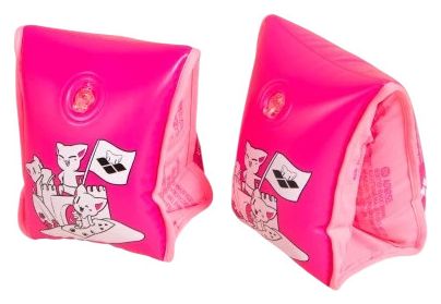 Arena Friends Kids' Swimming Arm Bands, Fuchsia Pink