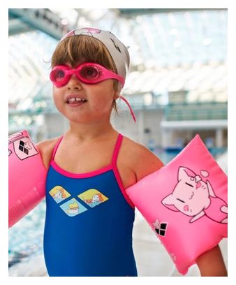 Arena Friends Kids' Swimming Arm Bands, Fuchsia Pink