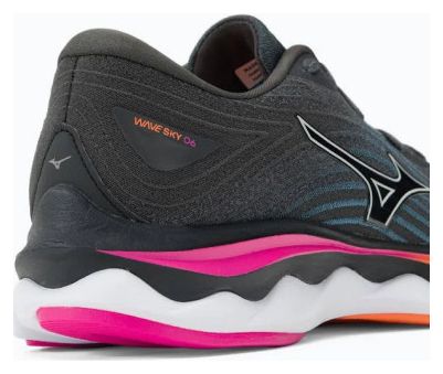 Mizuno Wave Sky 6 Zapatillas de running para mujer Rosa Gris