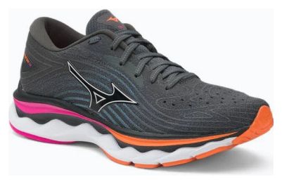 Mizuno Wave Sky Women's Running Shoes Pink Grey