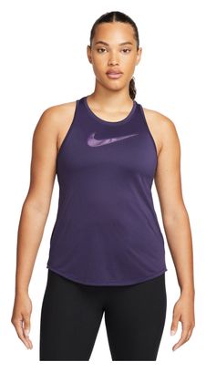 Nike Dri-Fit Swoosh Damen Tank Top Blau Violett