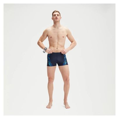 Speedo Eco Tech Print Aquashort Swimsuit Navy / Blue