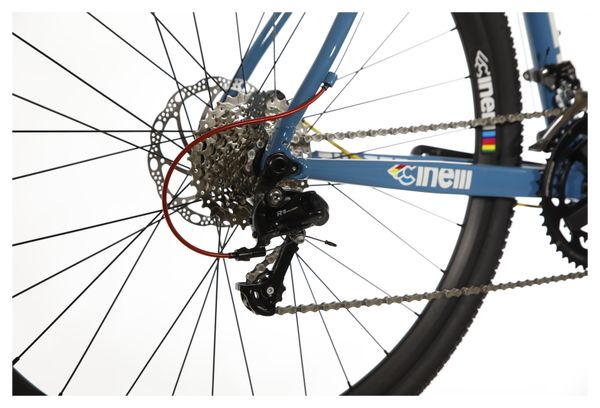 Gravel Bike Cinelli Zydeco Lala MicroShift R9 9V 700 mm Blau
