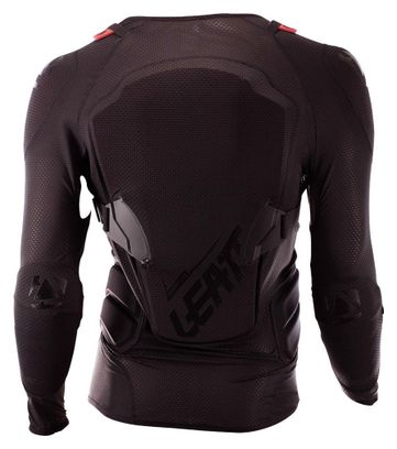 T-shirt De Protection Leatt 3DF Airfit Lite Armour - Noir, Niveau CE 1, Respirant - Pour Moto Cross, VTT, Toutes Saisons