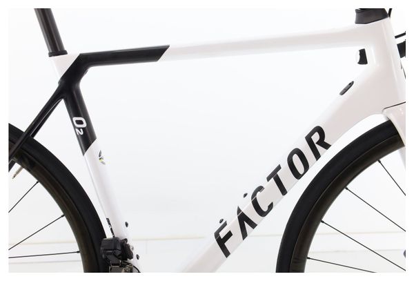 Produit reconditionné · Factor O2 Carbone Di2 12V · Blanc / Vélo de route / Factor | Très bon état