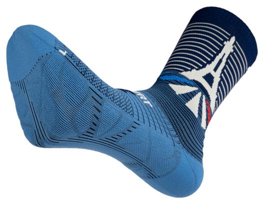 Calcetines BV Sport Run Marathon High París Azul/Gris