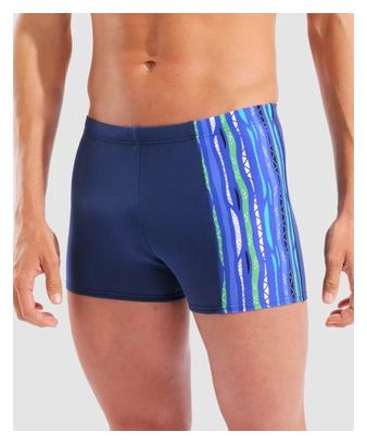 Bañador corto Arena Stripes azul para hombre 