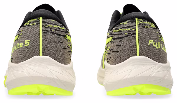 Zapatillas Trail Asics Fuji Lite 5 Negro/Amarillo, Hombre
