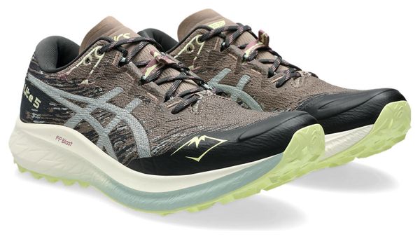 Chaussures Trail Asics Fuji Lite 5 Gris Homme