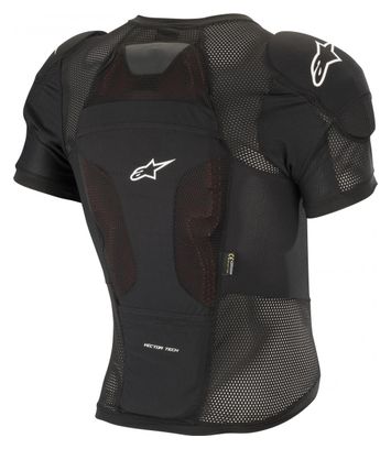 Alpinestars Vector Tech Protection Jas Korte Mouwen Zwart