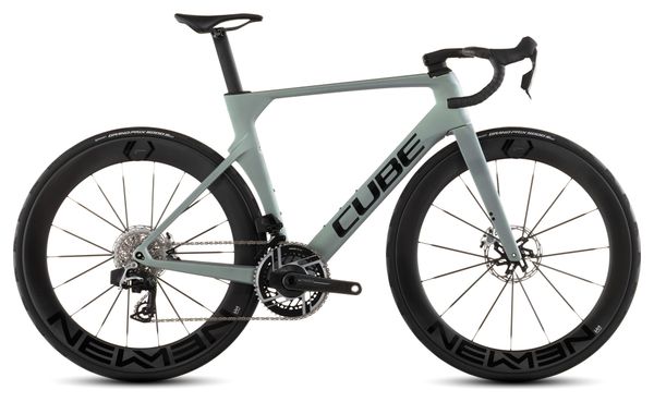Cube Litening Aero C:68X SLX Bicicleta Carretera Sram Red AXS 12S 700 mm Sea Grey Green 2026