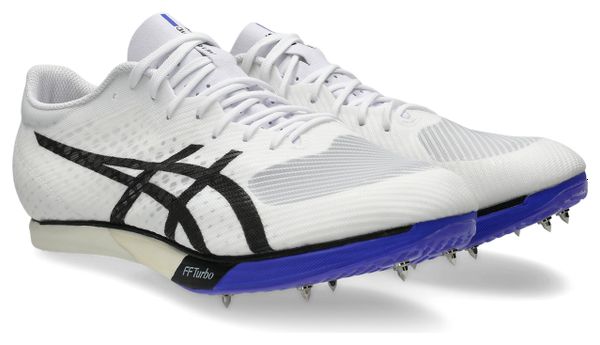 Asics Metaspeed MD White/Blue Unisex Running Shoes