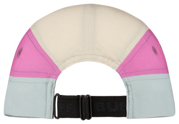 Casquette Buff 5 Panel Go Bleu/Rose