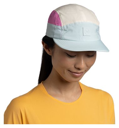 Casquette Buff 5 Panel Go Bleu/Rose