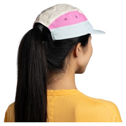 Casquette Buff 5 Panel Go Bleu/Rose