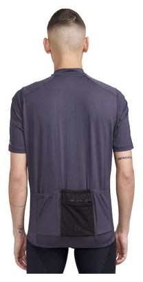 Craft Adv Gravel Short Sleeve Jersey Sand Zwart
