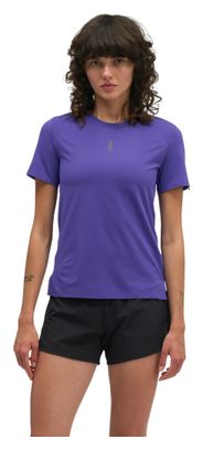 Maglietta da corsa Hoka EveryRun viola da donna
