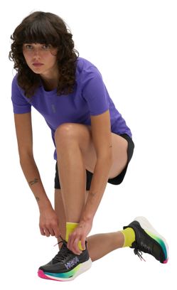 Maglietta da corsa Hoka EveryRun viola da donna