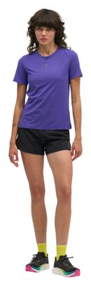 Maglietta da corsa Hoka EveryRun viola da donna