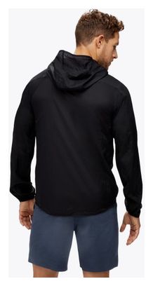 Chaqueta Cortaviento Hoka Skyflow Negra Hombre