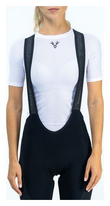 LeBram Race - Pantaloncini a bretelle da donna Nero