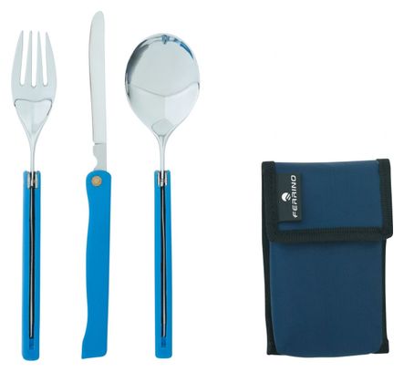 Couverts Ferrino Cutlery Foldable Travel Gris