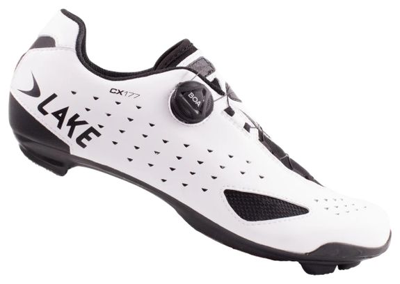 Zapatillas de carretera Lake CX177 Blanco/Negro - Estándar