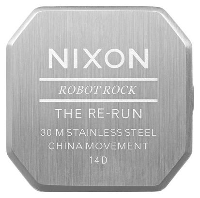 Nixon Re-Run Horloge Zwart