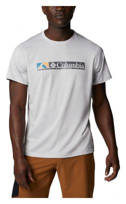 T-Shirt Columbia Alpine Chill Zero Graphic Blanc Homme