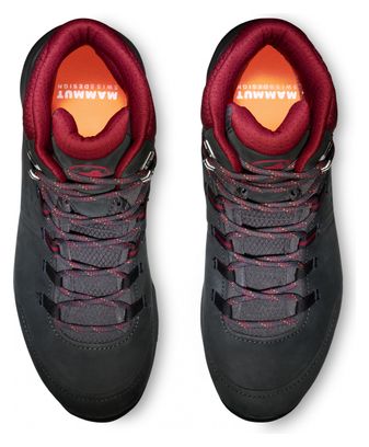 Zapatillas de senderismo Mammut Nova IV Mid GTX Rojo Mujer