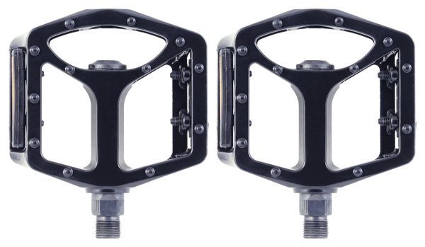 Pair of SB3 Stealth 2 Black Flat Pedals